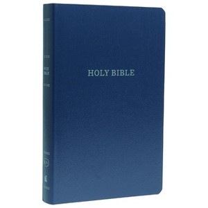 KJV, Gift and Award Bible, Imitation Leather, Blue, Red Letter Edition - by  Thomas Nelson (Paperback) - 1 of 1