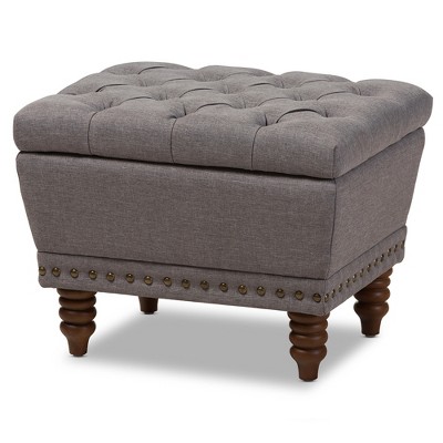 tufted storage ottoman target