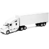 Kenworth T680 Truck White with Dry Van Trailer White "Long Haul Trucker" Series 1/32 Die Cast Model by New Ray - 2 of 3