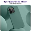 BONGEEK for iPhone 15 Pro Case, Military-Grade Protection, Shockproof Silicone, Anti-Fingerprint & Anti-Slip, Pine Green - 2 of 4
