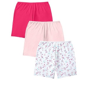 Comfort Choice Plus Size Stretch Cotton Boxer 3-Pack - 1 of 3