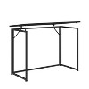 Okak 39IN Space-Saving Computer Desk, Home Office Desks with Metal Legs, Standing Desk for Living Room, Reading Room, Study - 4 of 4