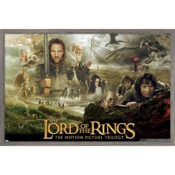 Trends International The Lord of the Rings: The Motion Picture Trilogy Framed Wall Poster Prints