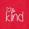 Dalix Be Kind Embroidered Cotton Relaxed Fit Short Sleeve Crewneck Tee Shirt Women - 4 of 4