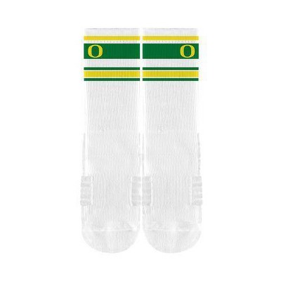 NCAA Oregon Ducks Adult Retro Crew Socks - M/L