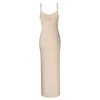 Clearlove Women's 2025 Maxi Dress Spaghetti Strap Slip Bodycon Dress Cowl Neck Slim Long Dresses - 3 of 4