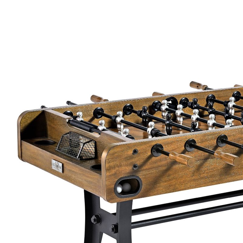 Barrington 58&#39;&#39; Coventry Foosball Table Metal Leg Design with Tabletop Sports Soccer Balls, 3 of 9