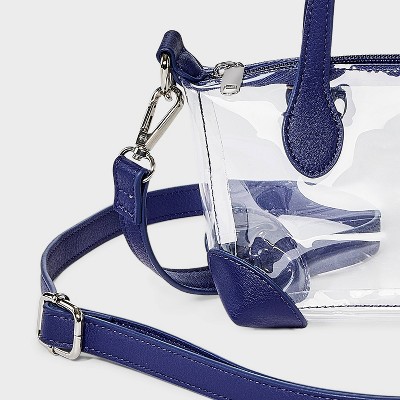 Wild Fable Game Day Clear Pouchette Crossbody Bag - Wild Fable™ Navy Blue — фото 5