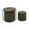 NicBex Multi-functional Combination Set,Ottoman with Side Table and Drum Stool,Ottoman for Living Room,Bedroom,Entryway - 4 of 4