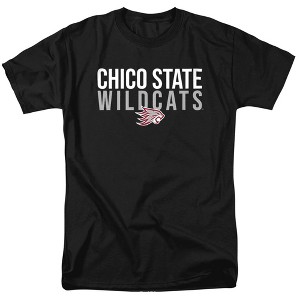 Men's California State University Chico Official Stacked T-Shirt - 1 of 4