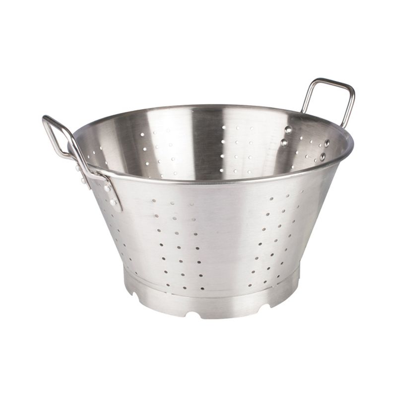 Winco Colander with Handles & Base, Heavy-Duty Stainless Steel, 16 Quart, 1 of 2