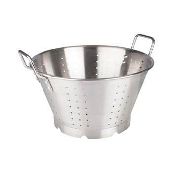 Winco Colander with Handles & Base, Heavy-Duty Stainless Steel, 16 Quart