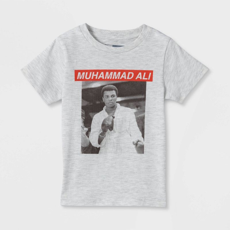 Toddler Boys' Muhammad Ali Short Sleeve T-Shirt - Oatmeal, 1 of 8