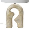 Storied Home Modern Abstract Sculptural Table Lamp with Drum Shade - 4 of 4