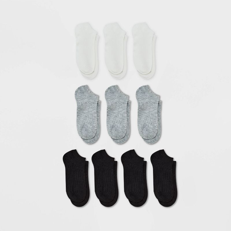 Women's 10pk Low Cut Socks - Xhilaration™ 4-10, 1 of 3