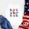 The Juniper Shop Patriotic Balloon Animal Chart Toddler Tank - 3 of 4