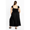 Women's Plus Size Tiarne Maxi Dress - black | CITY CHIC - image 2 of 4