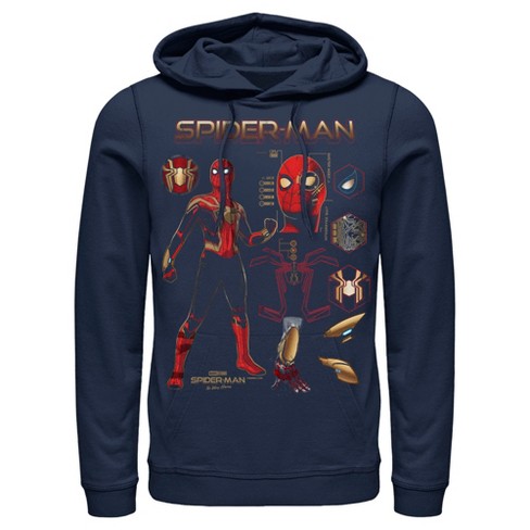 Men's Marvel Spider-man: No Way Home Iron Suit Gear Pull Over