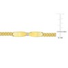 EVERLY JEWELRY | Yellow Plated Sterling Silver 0.04 CT TW Diamond Bracelet With Chain, 5.95 inch - 2 of 4