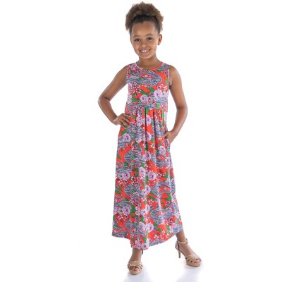 Girls Floral Maxi Dress : Target