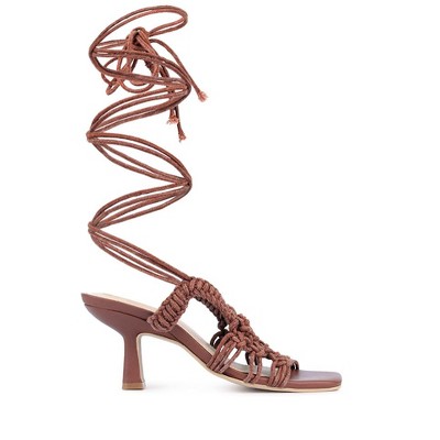 Beroe Braided Handcrafted Lace Up Sandal