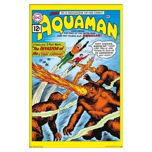 Trends International DC Comics - Aquaman - The Invasion of the Fire-Trolls Framed Wall Poster Prints - 1 of 4
