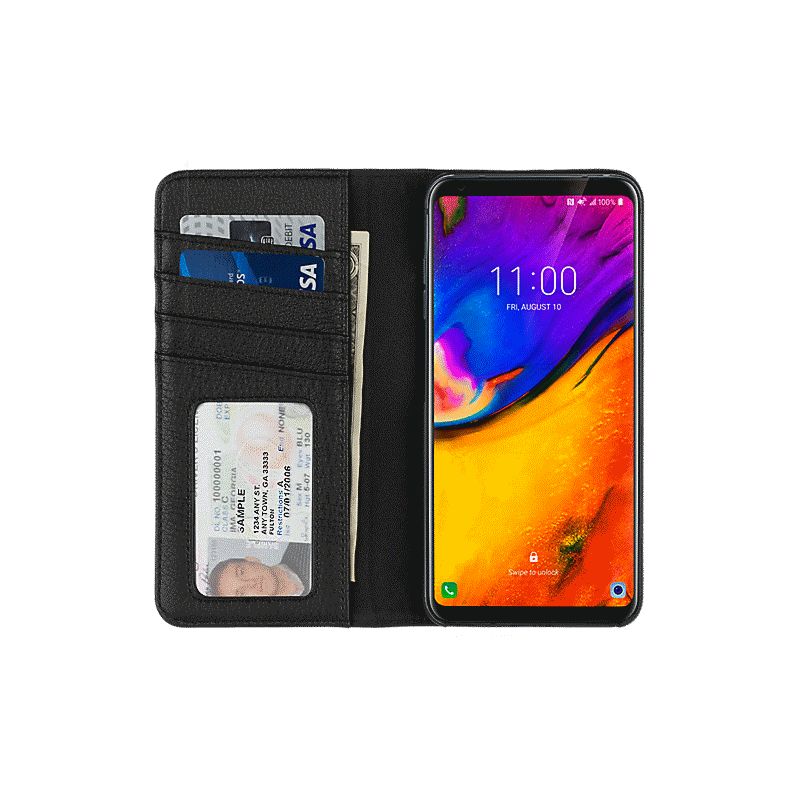 Case-Mate Wallet Folio Case for LG V40 ThinQ - Black, 3 of 5