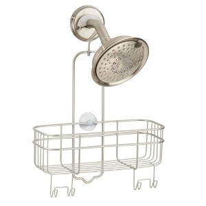 iDESIGN Weston Hanging Shower Organizer Satin - 1 of 4