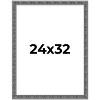 PosterPalooza | Distressed Black Picture Frame - UV Acrylic, Foam Board Backing, Hanging Hardware - 2 of 4