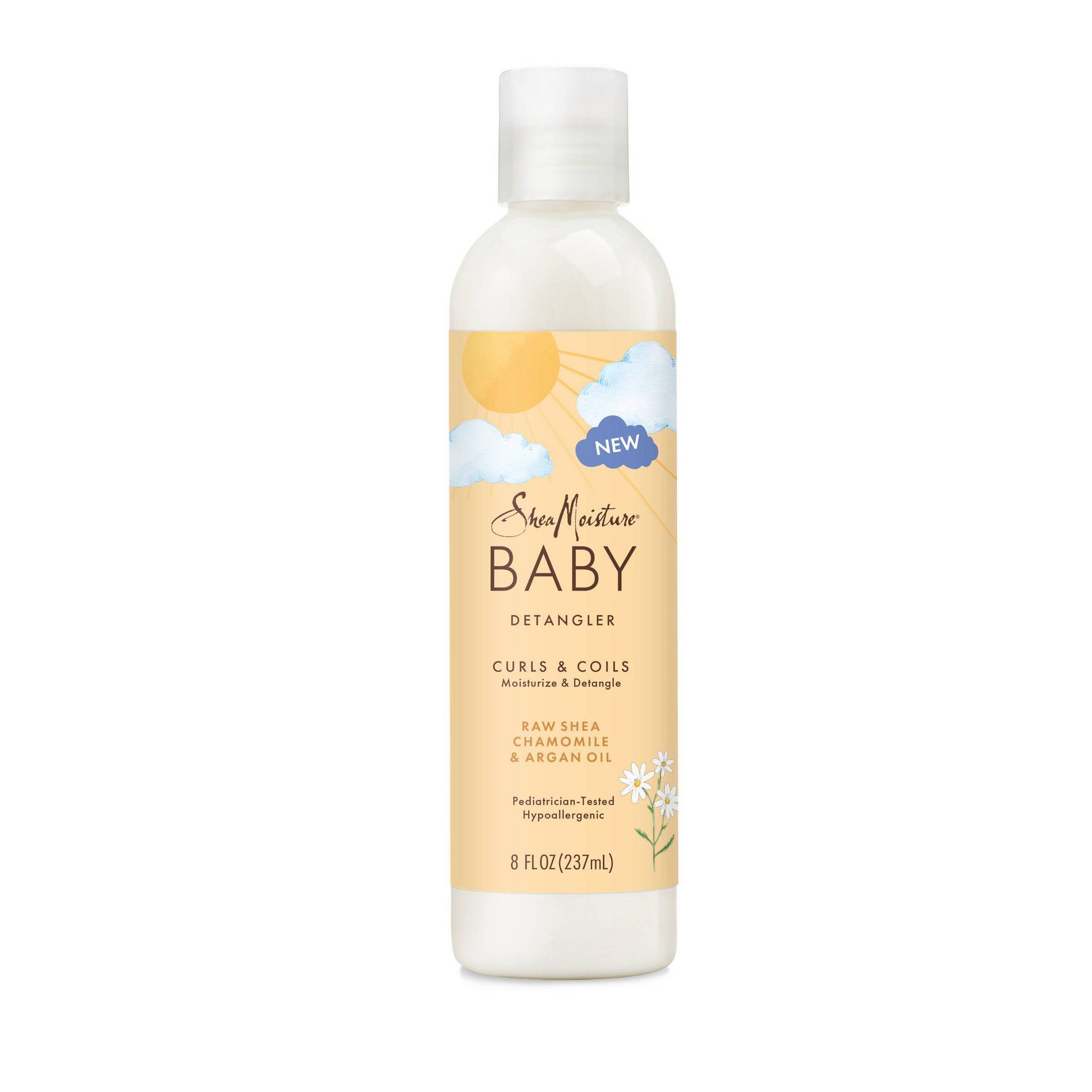 SheaMoisture Baby Raw Shea + Chamomile + Argan Oil Moisturizes & Detangles for Curls & Coils Detangler - 8 fl oz