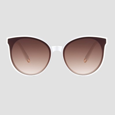 Women's Metal Cateye Sunglasses - Universal Thread™ Gold : Target