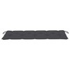 vidaXL Stacking Patio Bench with Cushion 62.6" Solid Teak Wood - 3 of 4