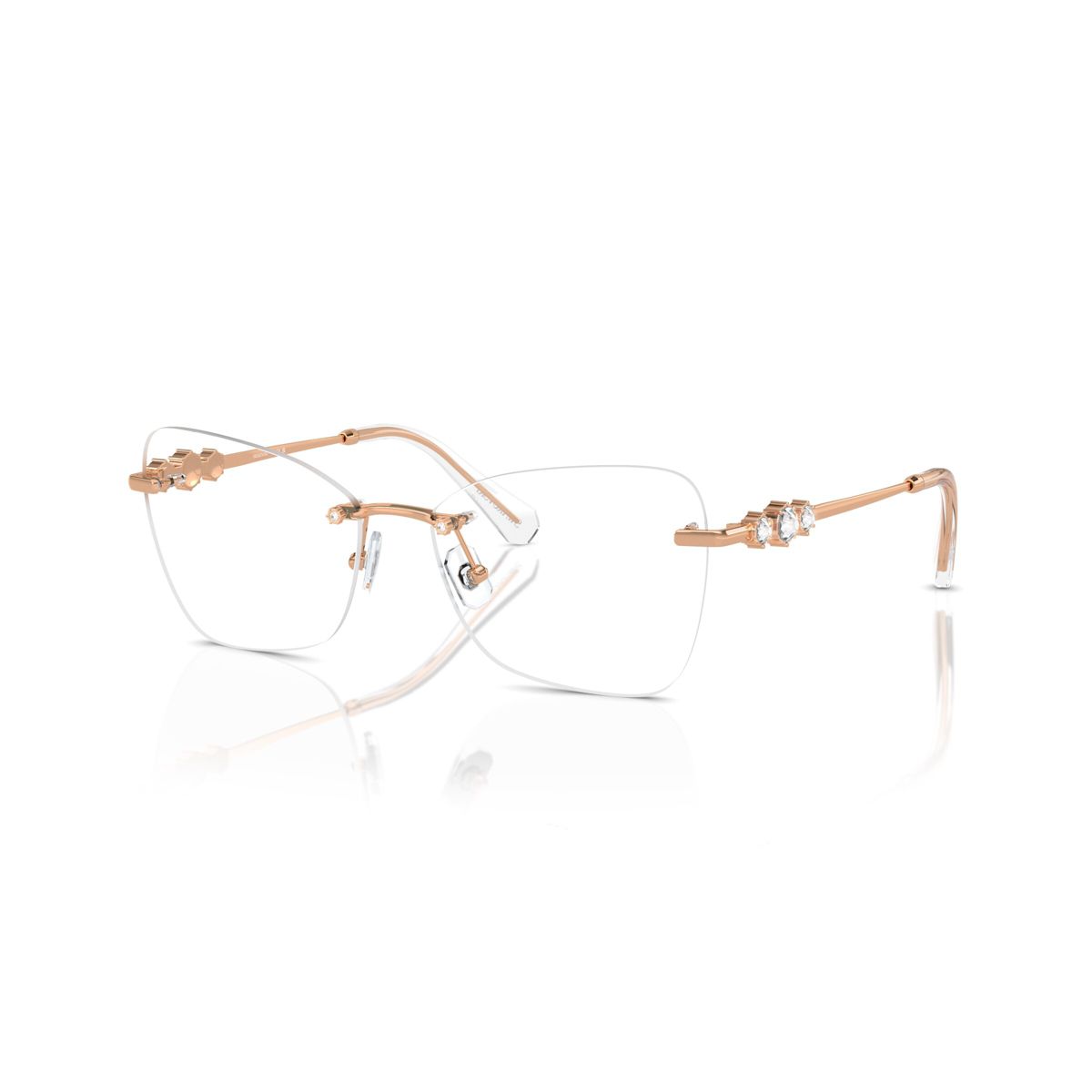 Swarovski SK1014 55mm Woman Butterfly Eyeglasses Demo Lens Lens - thumbnail 7
