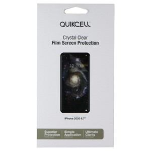 Quikcell Crystal Clear Film Screen Protection for Apple iPhone 12 Pro Max - 1 of 1