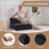 3-in-1 Convertible Folding Sleeper Chair Sofa Bed Lazy Couch with Pillow Fabric for Living Room - 4 of 4