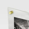 11" x 14" Acrylic Frame Clear - Threshold™: Modern Wall Mount, Brass Hardware - 3 of 4