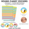 Big Dot of Happiness Cake Time - Happy Birthday Party Small Round Candy Stickers - Party Favor Labels - 324 Count - 3 of 4