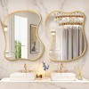 Beautyolove Irregular Shaped Wall Mirror for Home Decor, Bathroom, Living Room - 4 of 4