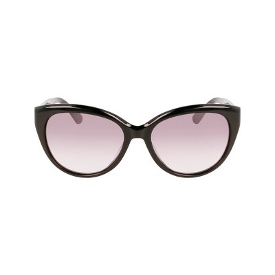 Calvin Klein Ck 22520s 001 Womens Cat-eye Sunglasses Black 57mm : Target