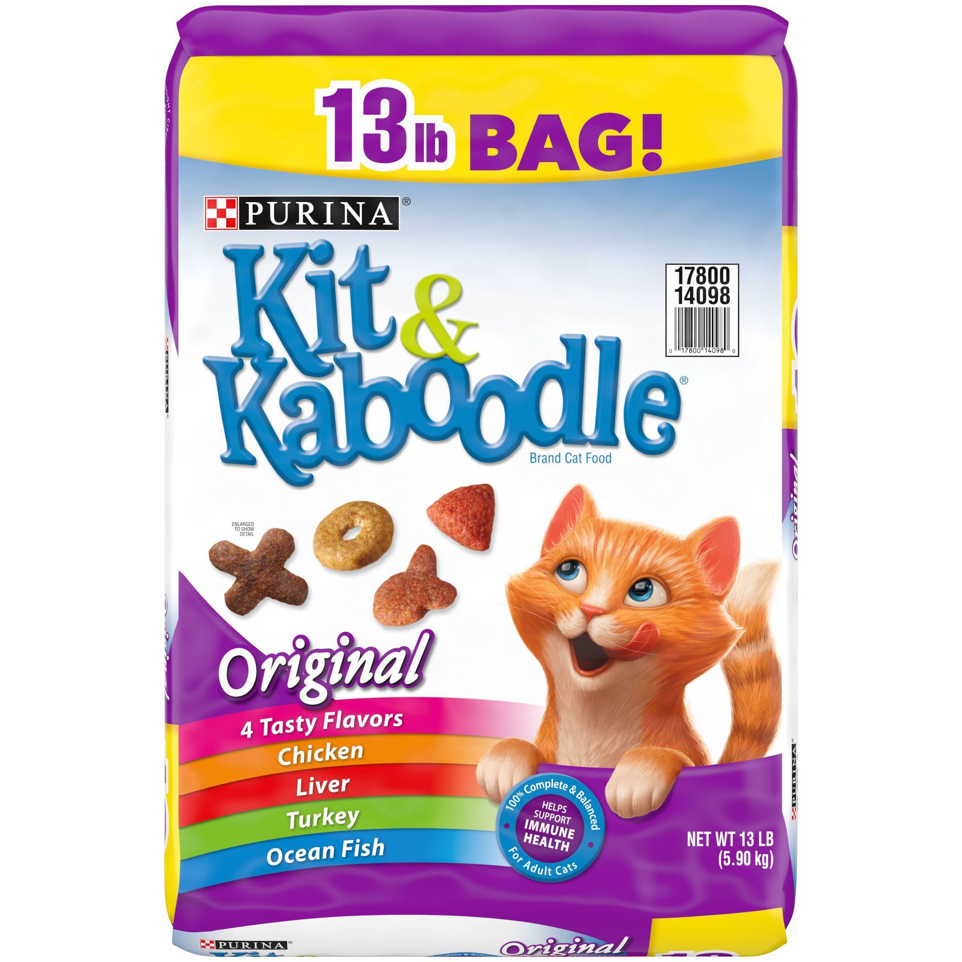 Kit & Kaboodle Original Adult Complete & Balanced with Chicken Flavor Dry Cat Food