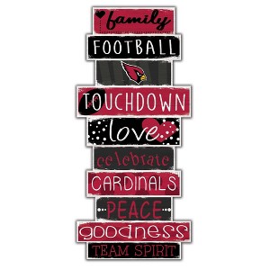 NFL Arizona Cardinals 24" Celebrations Stack Sign - 1 of 3