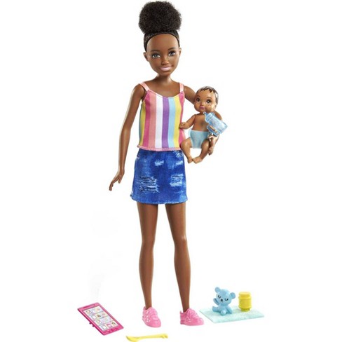 Barbie skipper INC with baby doll. 
