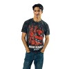 Five Nights At Freddy's Oversized Freddy Fazbear's Pizza Graphic Crew Neck Short Sleeve Men's Black T-shirt - 2 of 3