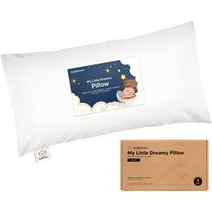 KeaBabies Buddy Toddler Pillow with Pillowcase, 10x18 Buddy Pillow for Toddler, Soft Kids Pillow for Sleeping, Travel, Age 2-5 - 1 of 4