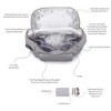 Luli Bebe Monaco Diaper Bag Backpack, Made from Luxury Materials with Stylish Exterior, Spacious Interior for all Baby Products - 2 of 4