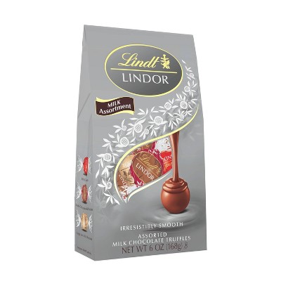 Lindt Lindor Assorted Milk Chocolate Truffles - 6oz
