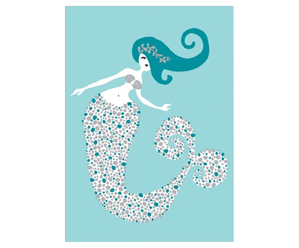 10ct Mermaid Contemporary Notecards