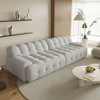 WJSHome 102.4inch Modular Sectional Couch,Oversized Loveseat Sofa,Cloud Sofa Couches, Curved Couch for Living Room,No Assembly Required - 3 of 4