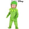 HalloweenCostumes.com 9-12 Months   Disney Kermit Baby Costume | Kid's The Muppets Costumes, Red/Green/Green - 4 of 4