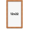 PosterPalooza | Classic Brown Picture Frame - UV Acrylic, Foam Board Backing, Hanging Hardware - 2 of 4